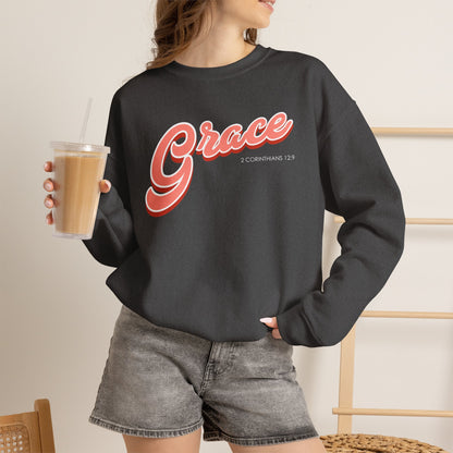 "Grace" Inspirational Crewneck Sweatshirt
