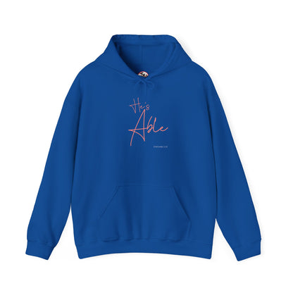 "He’s Able" Faith-Inspired Women's Pullover Hoodie