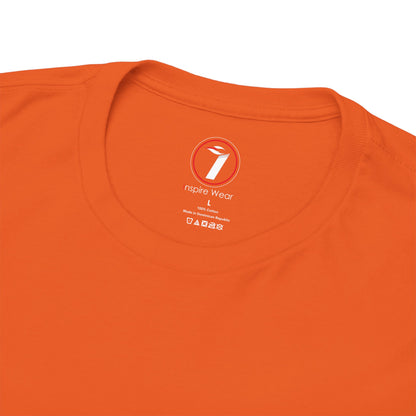 Redeemed Heavy Cotton Tee - Inspirational Faith Shirt with Peanut Butter Motif