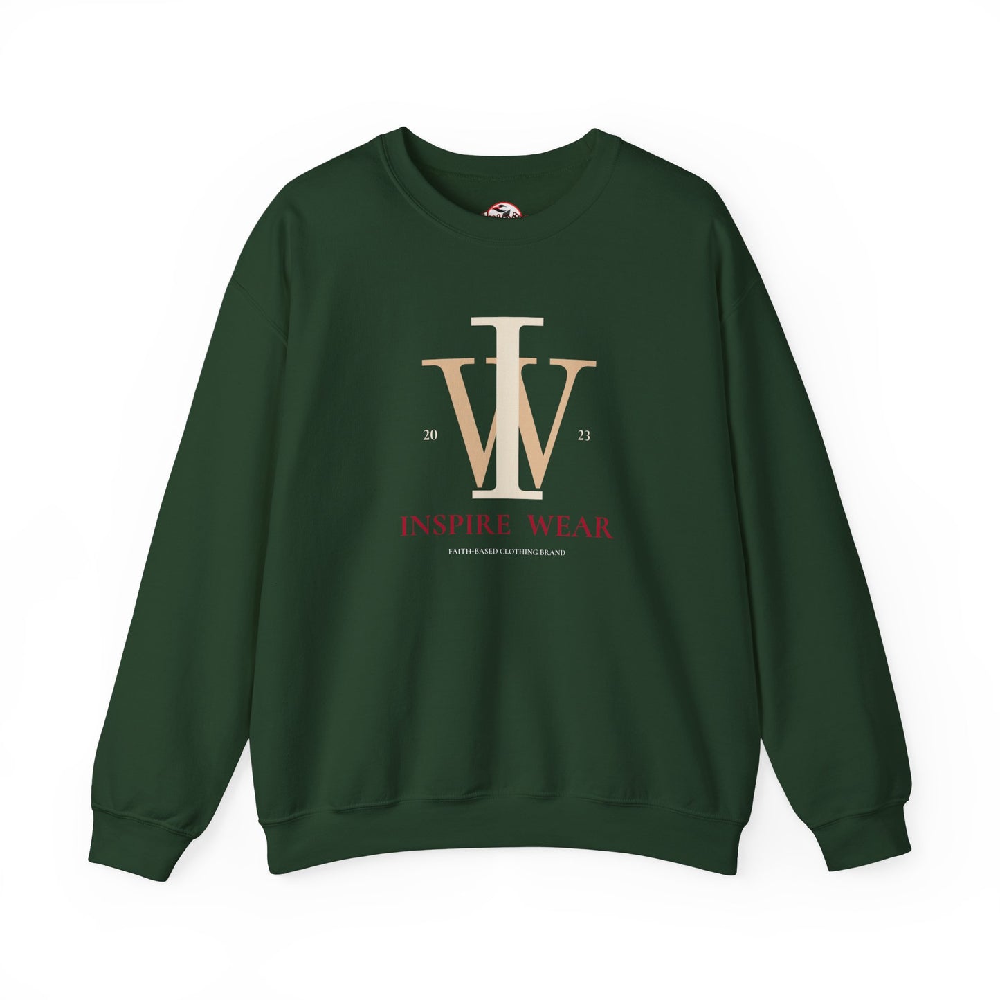 Inspire Wear IW Monogram Logo Crewneck Sweatshirt