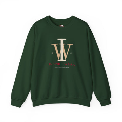 Inspire Wear IW Monogram Logo Crewneck Sweatshirt