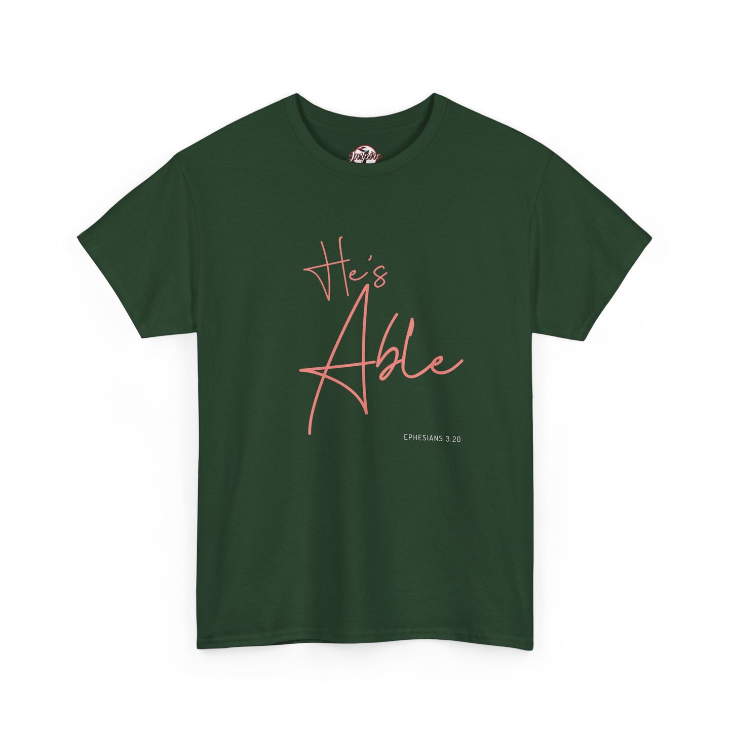 "He's Able" Women's Inspirational T-Shirt