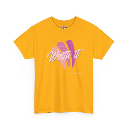 "Totally Worth It" Women's Motivational Graphic T‑Shirt