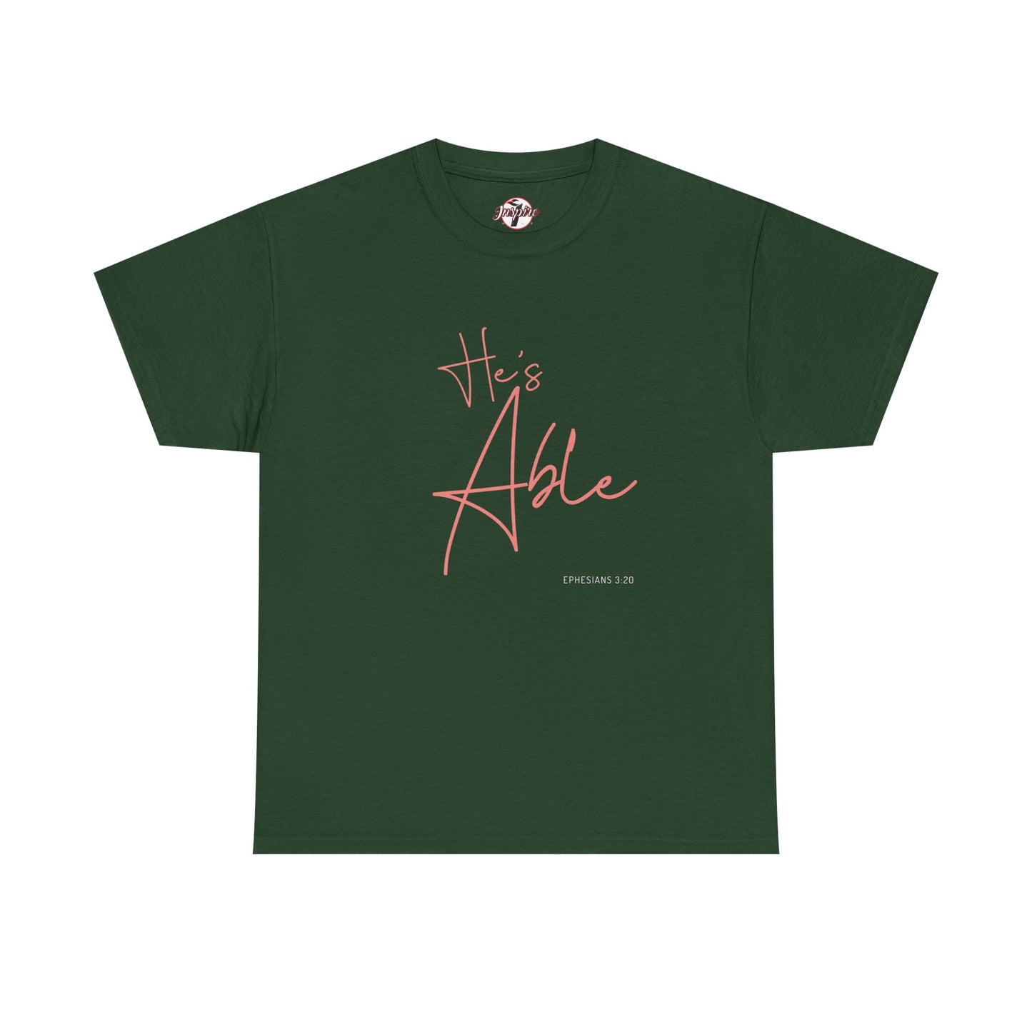 "He's Able" Women's Inspirational T-Shirt