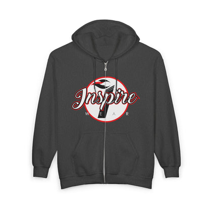 Inspire Logo Motivational Full Zip Hoodie