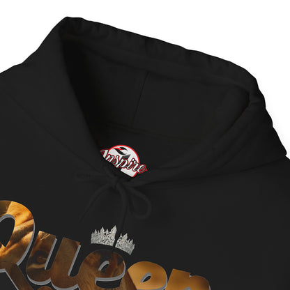 "I am Queen" Womens Affirmation Heavy Blend™ Hooded Sweatshirt
