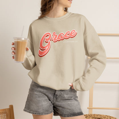 "Grace" Inspirational Crewneck Sweatshirt