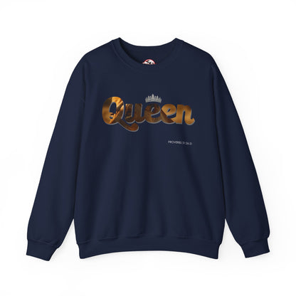 "Queen" Women's Inspirational Pullover Sweatshirt