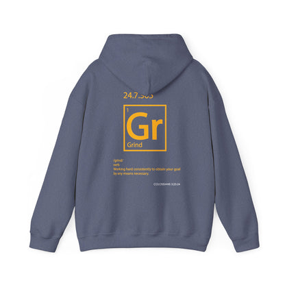 "Grind" Motivational Unisex Pullover Hoodie