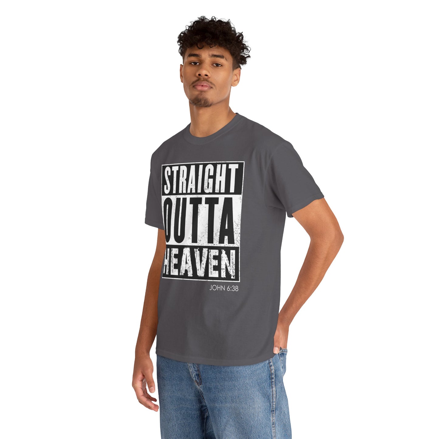 Straight Outta Heaven Unisex Inspirational Graphic T-Shirt