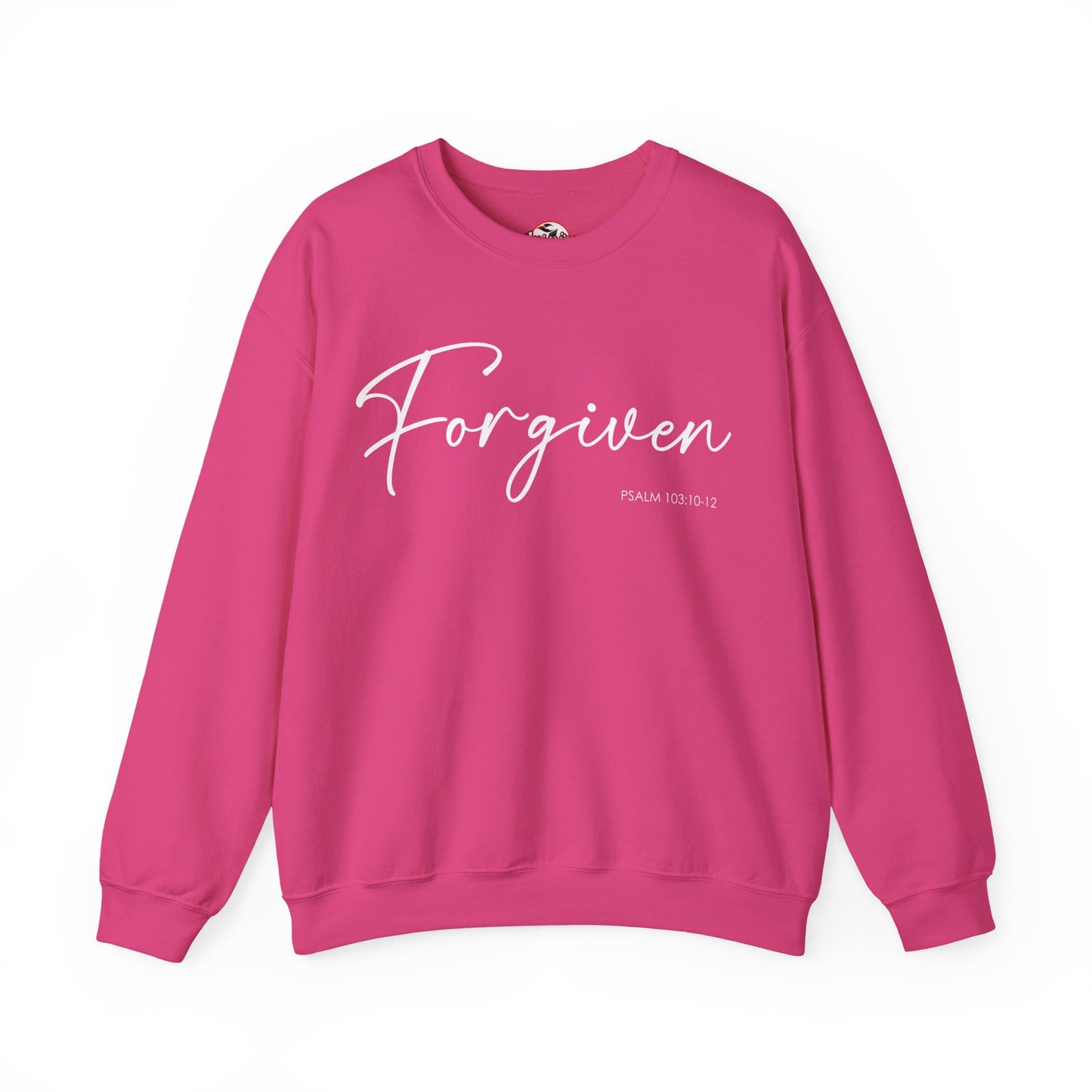 "Forgiven" Inspirational Pullover Crewneck Sweatshirt