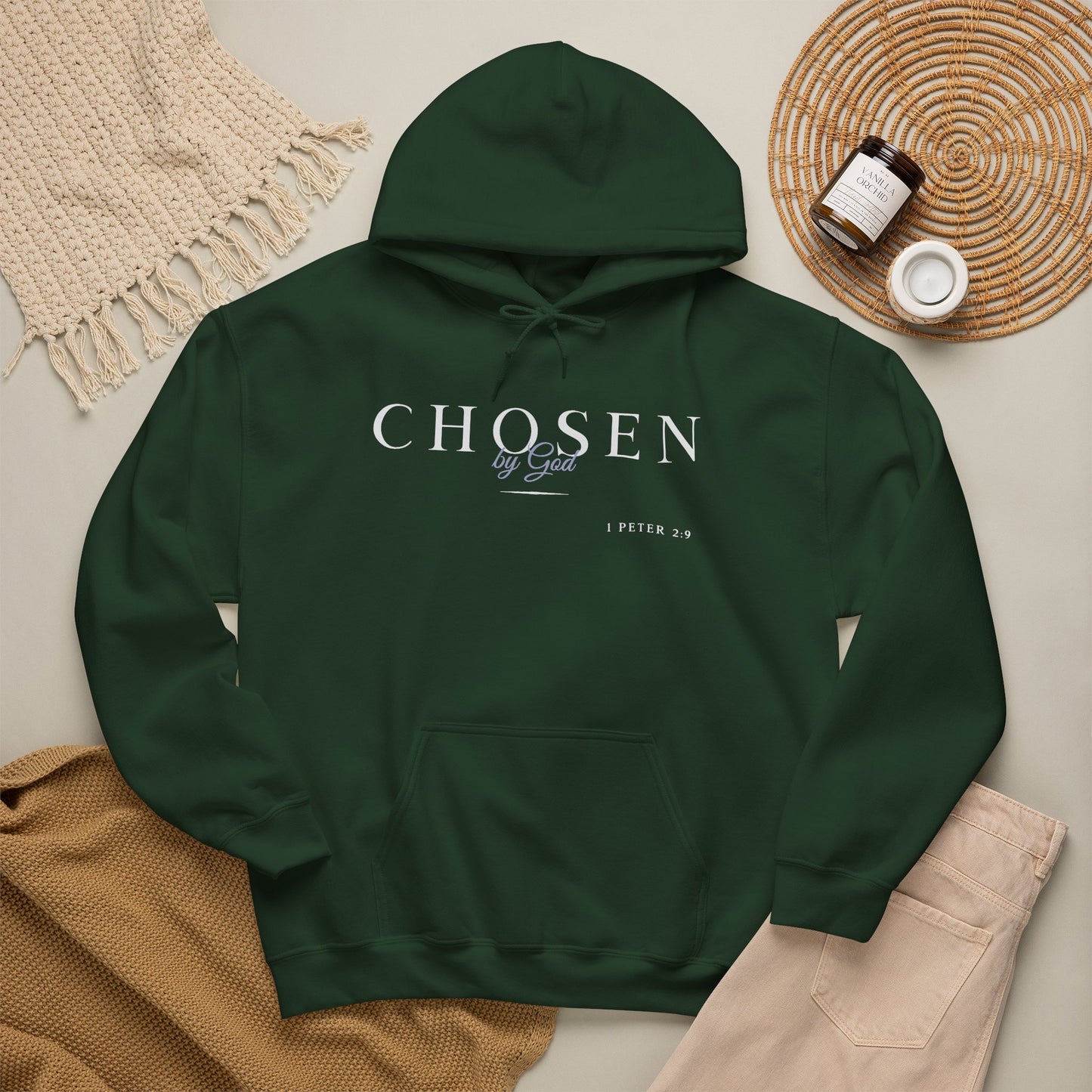 "Chosen by God" Affirnation Pullover Hoodie