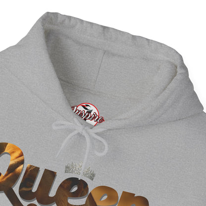 "I am Queen" Womens Affirmation Heavy Blend™ Hooded Sweatshirt