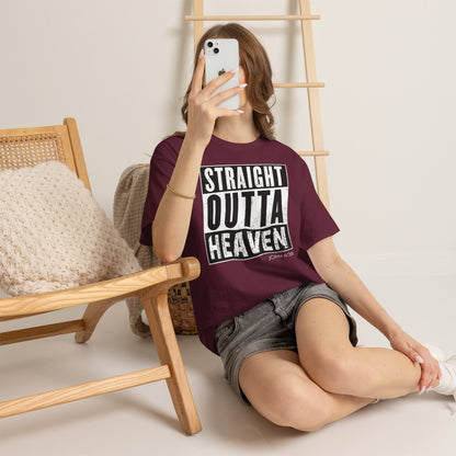 Straight Outta Heaven Unisex Inspirational Graphic T-Shirt