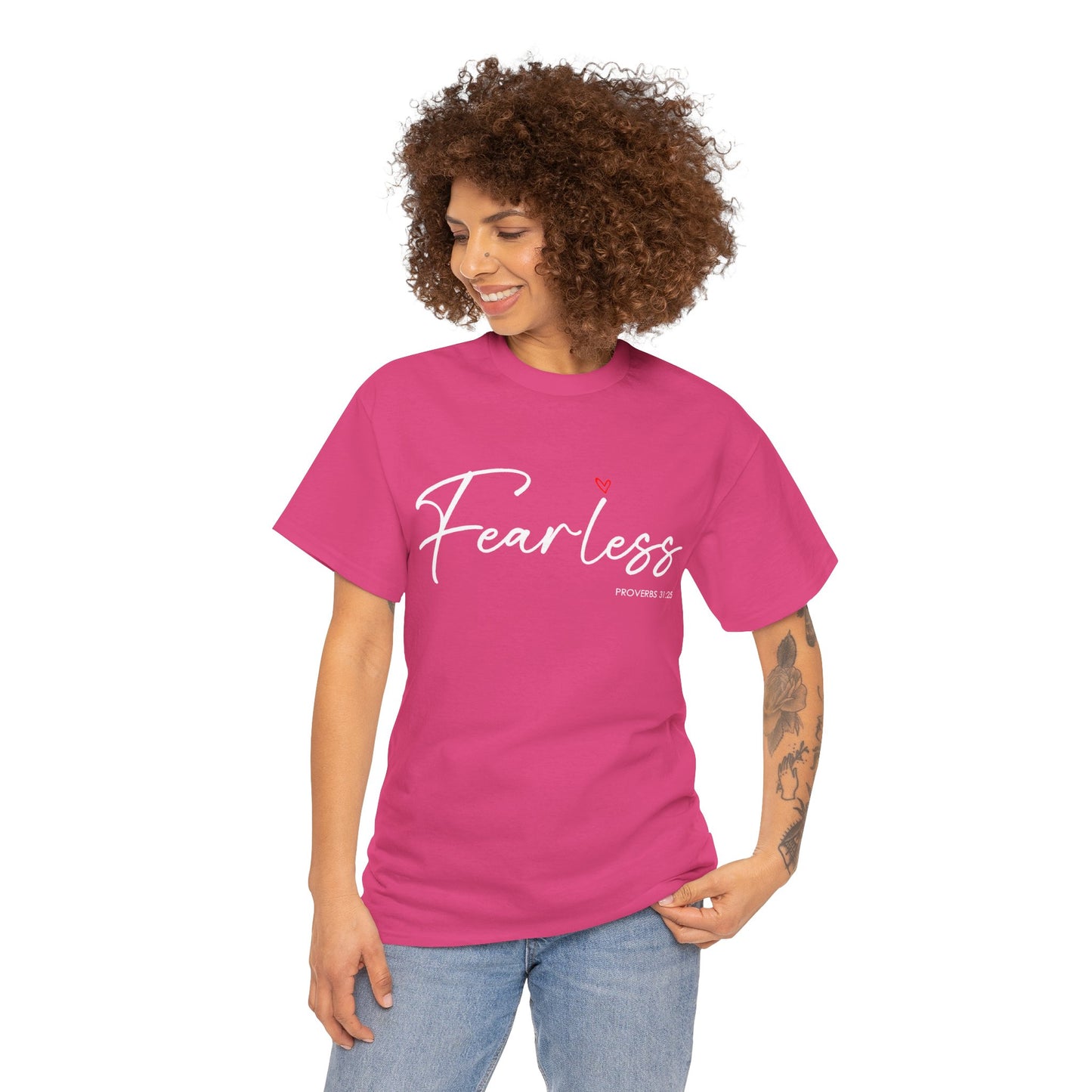 "Fearless" Inspirational Graphic T-Shirt