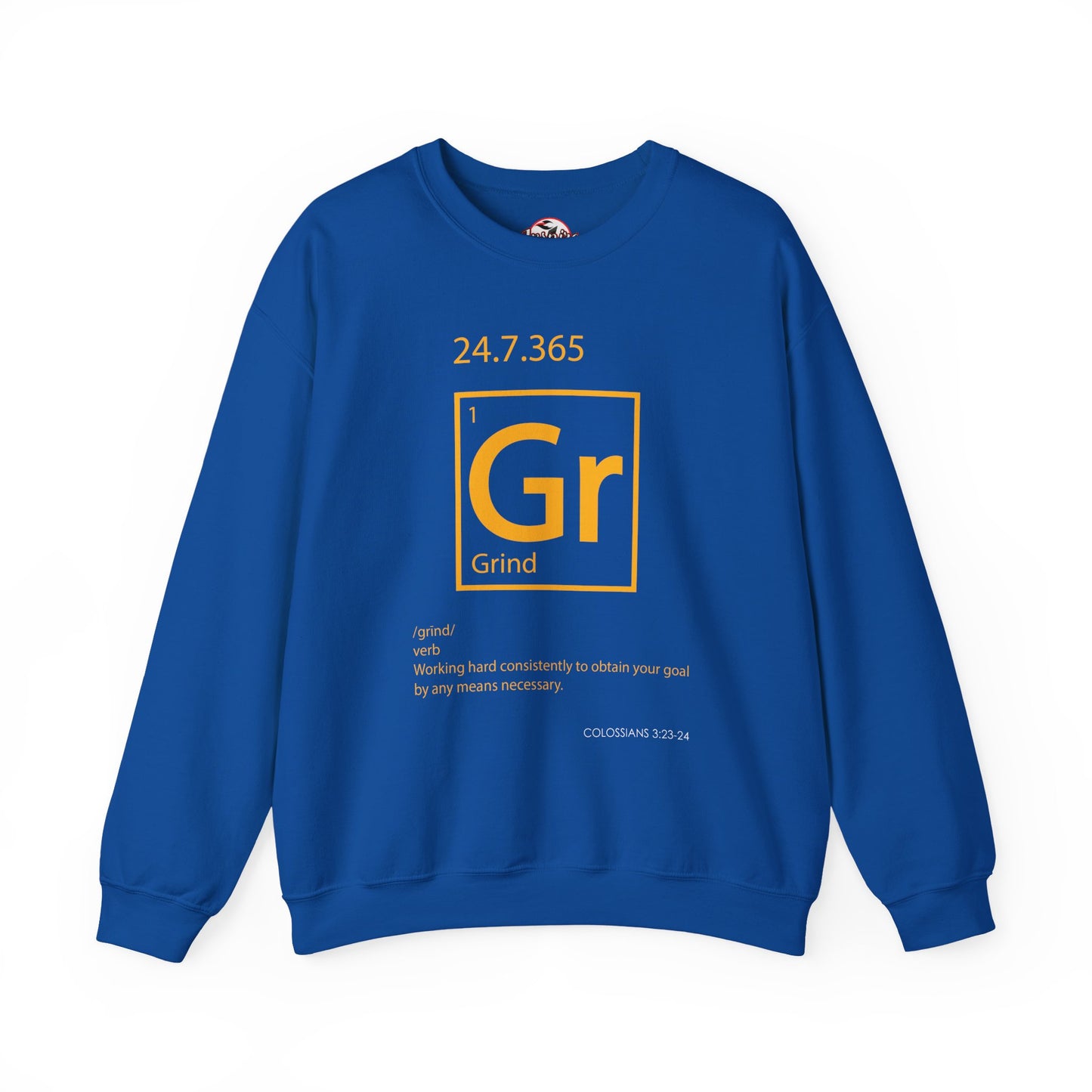 Grind 24/7/365 Motivational Element Crewneck Sweatshirt