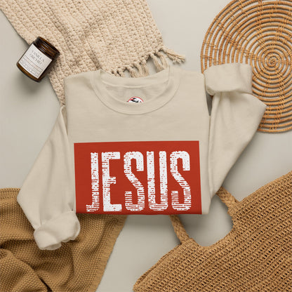 "Jesus My Redeemer" Inspirational Crewneck Sweatshirt
