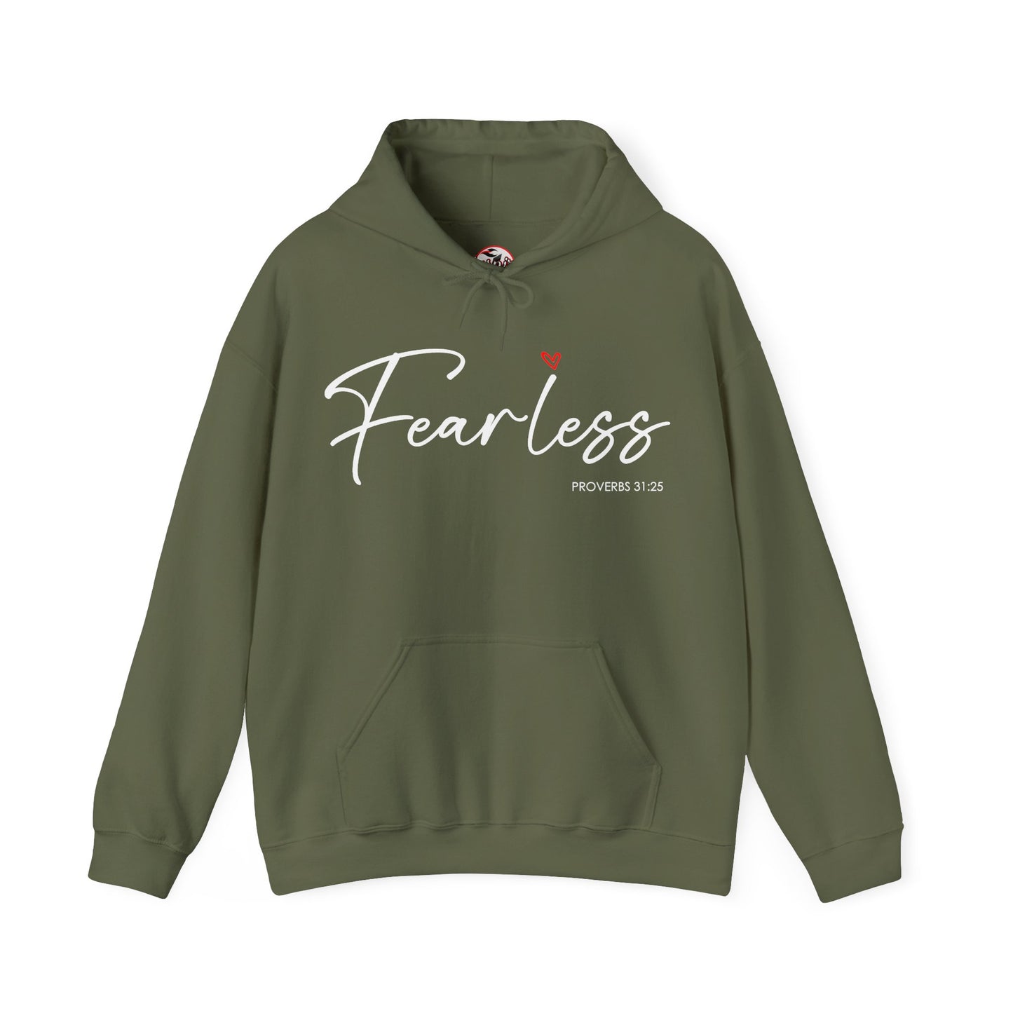 "Fearless" Inspirational Pullover Sweatshirt