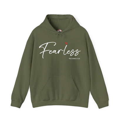 "Fearless" Inspirational Pullover Sweatshirt