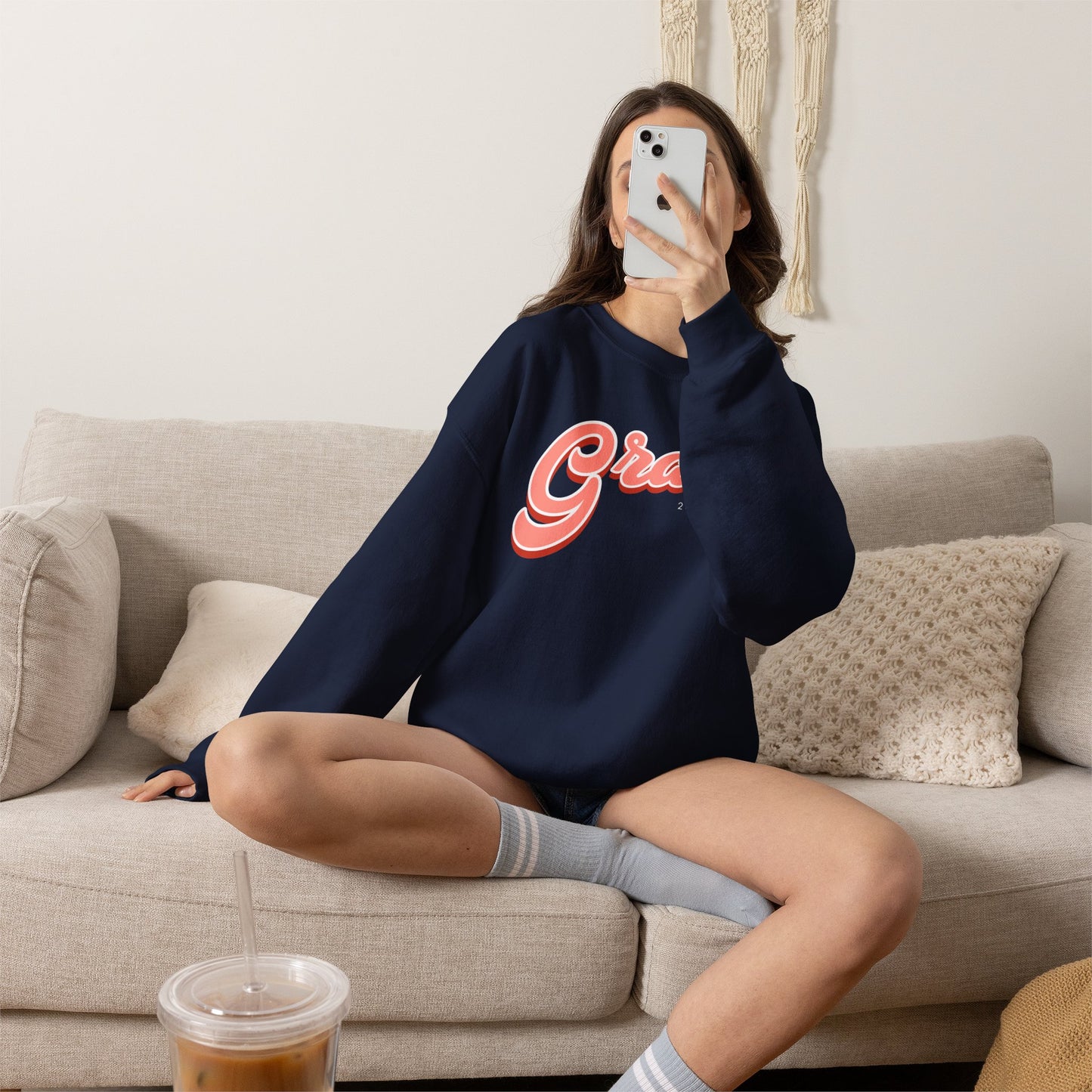 "Grace" Inspirational Crewneck Sweatshirt