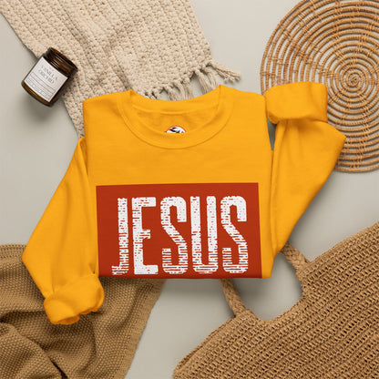 "Jesus My Redeemer" Inspirational Crewneck Sweatshirt