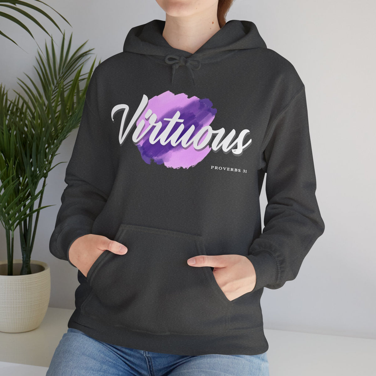 "Virtuous" Affirmation Pullover Hoodie