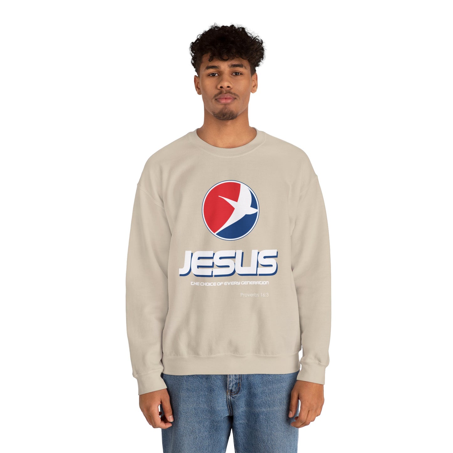 "Jesus: One Choice of Every Generation" Crewneck Sweatshirt