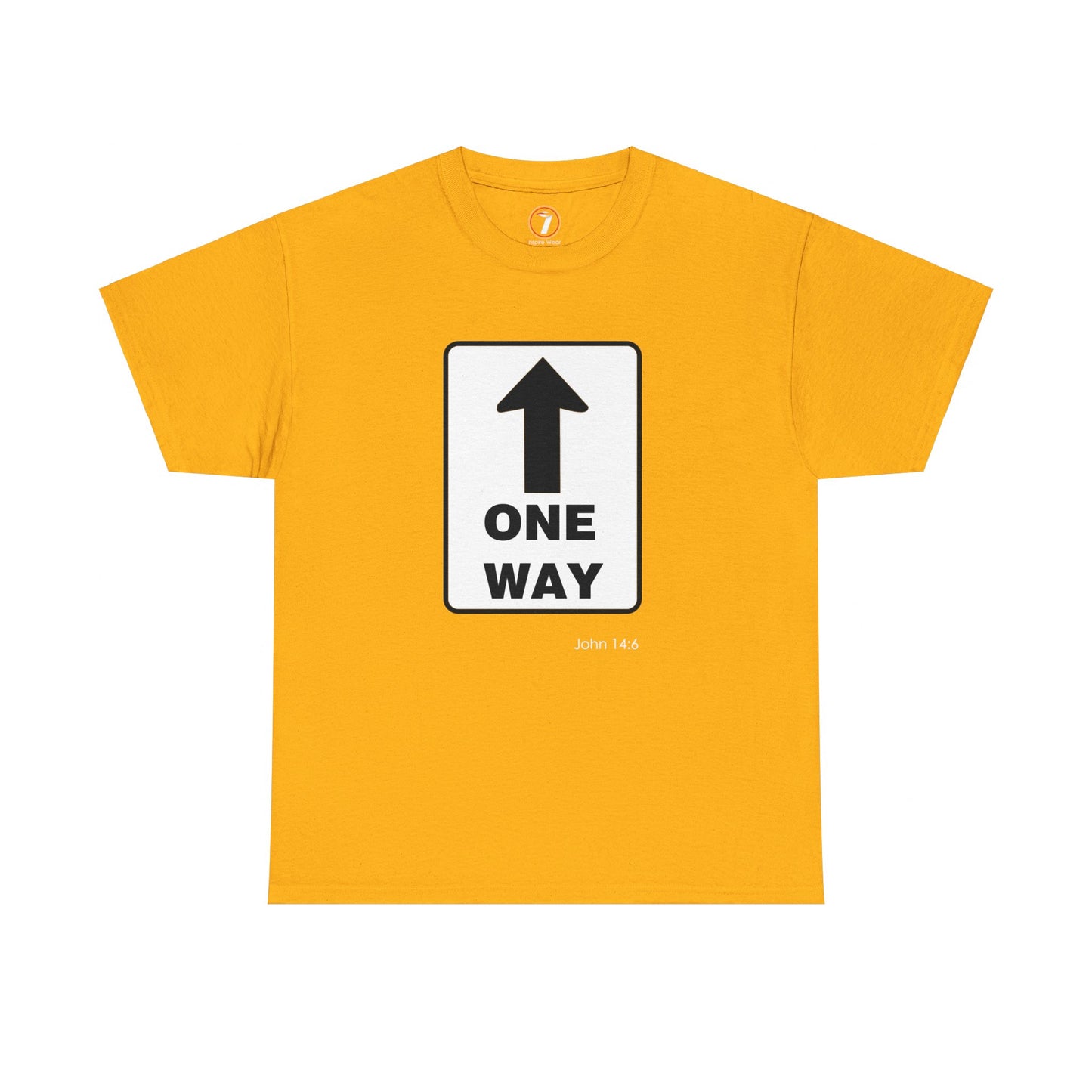 One Way Up Unisex Heavy Cotton Tee