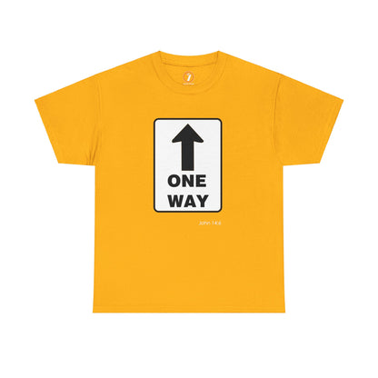 One Way Up Unisex Heavy Cotton Tee