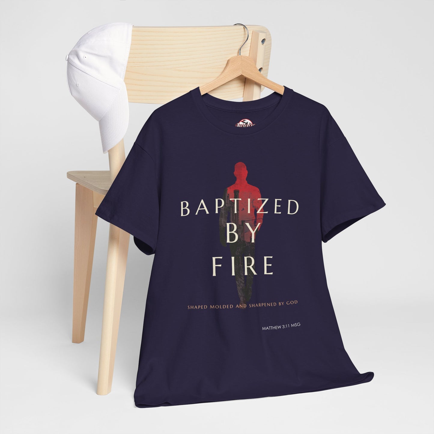 Baptized by Fire Unisex Heavy Cotton Tee