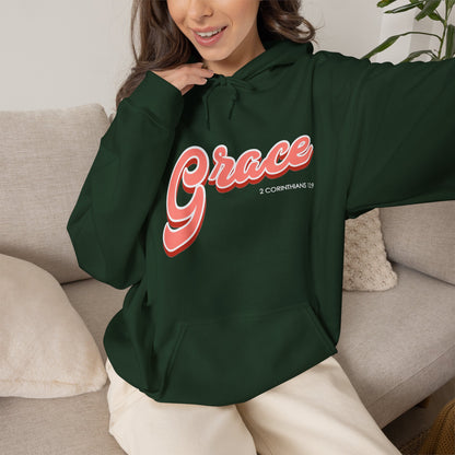 "Grace" Inspirational Pullover Hoodie