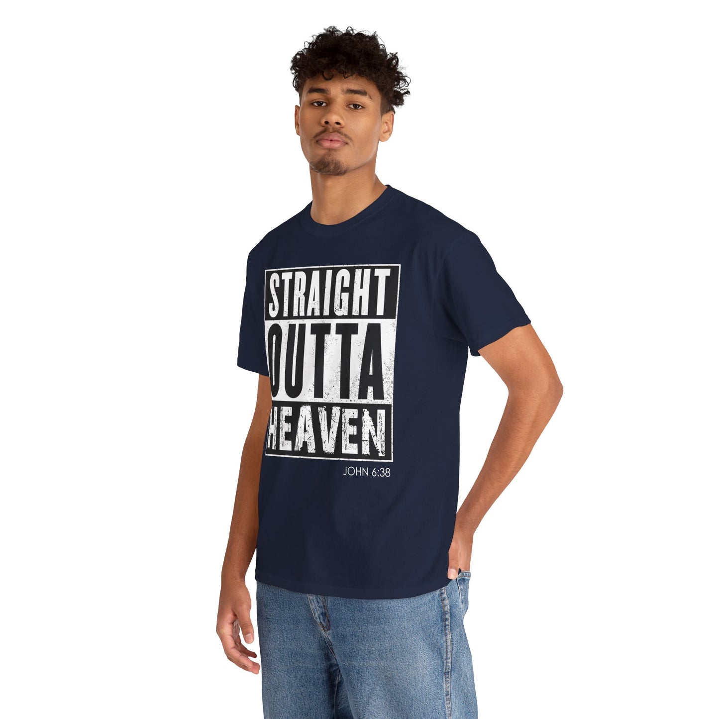 Straight Outta Heaven Unisex Inspirational Graphic T-Shirt