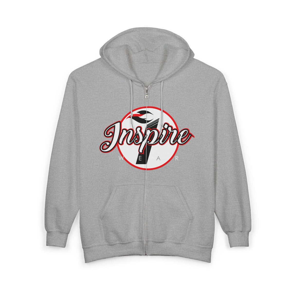 Inspire Logo Motivational Full Zip Hoodie