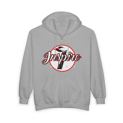 Inspire Logo Motivational Full Zip Hoodie