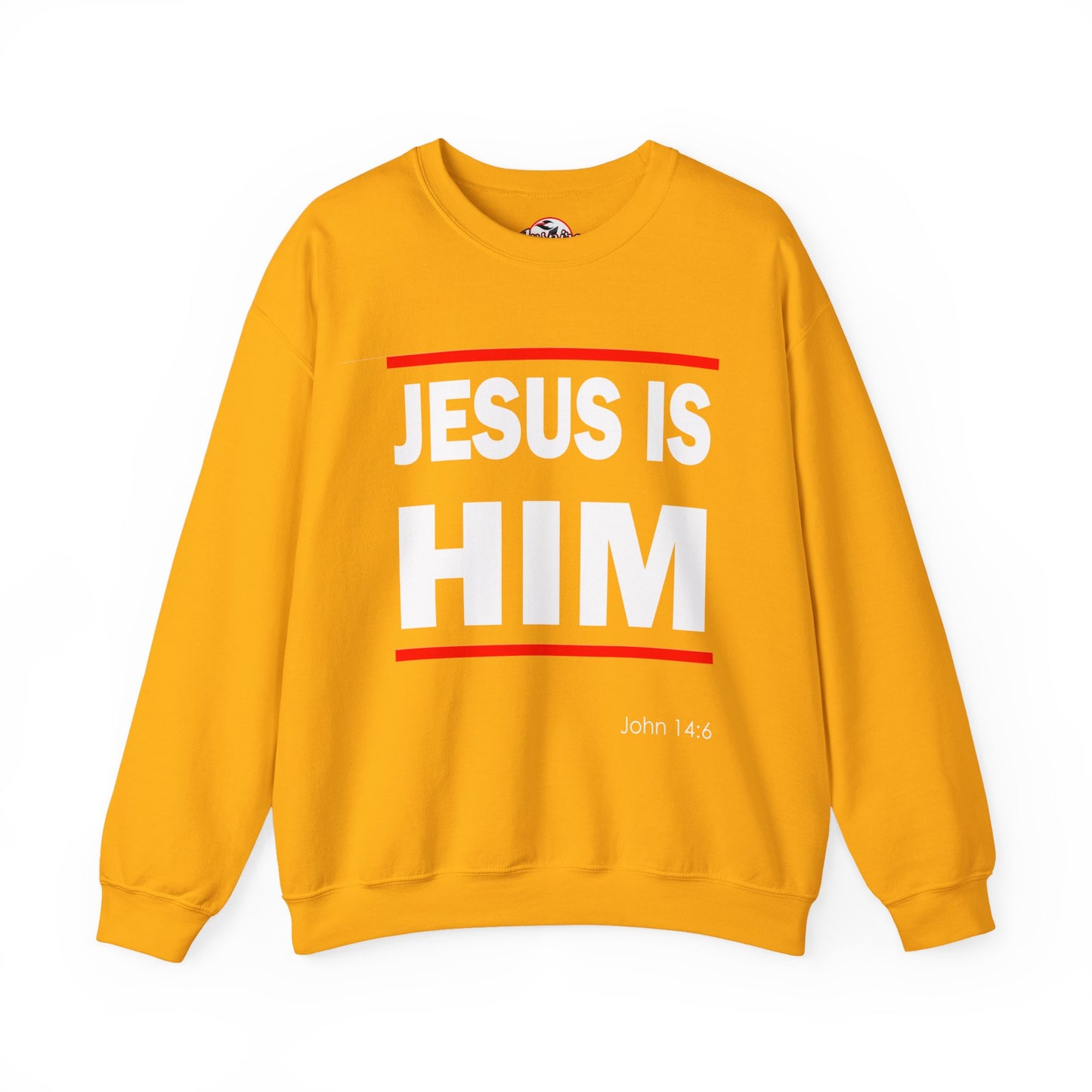 "Jesus Is Him" Inspirational Crewneck Sweatshirt