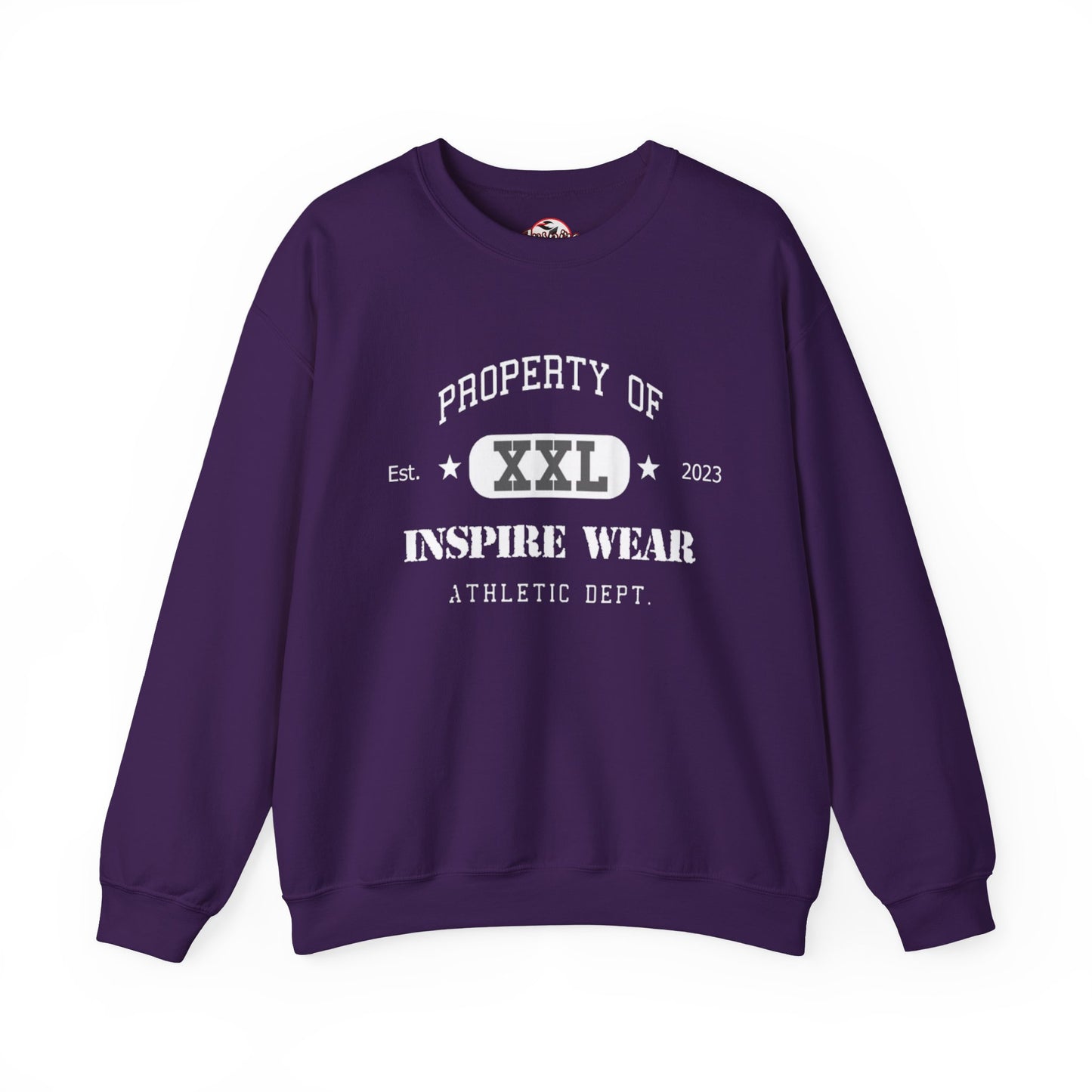 "Property of Inspire Wear" Athletic Crewneck Sweatshirt