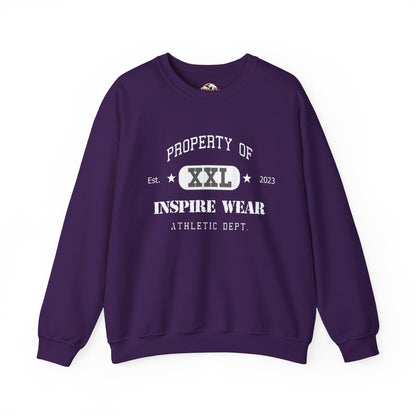 "Property of Inspire Wear" Athletic Crewneck Sweatshirt