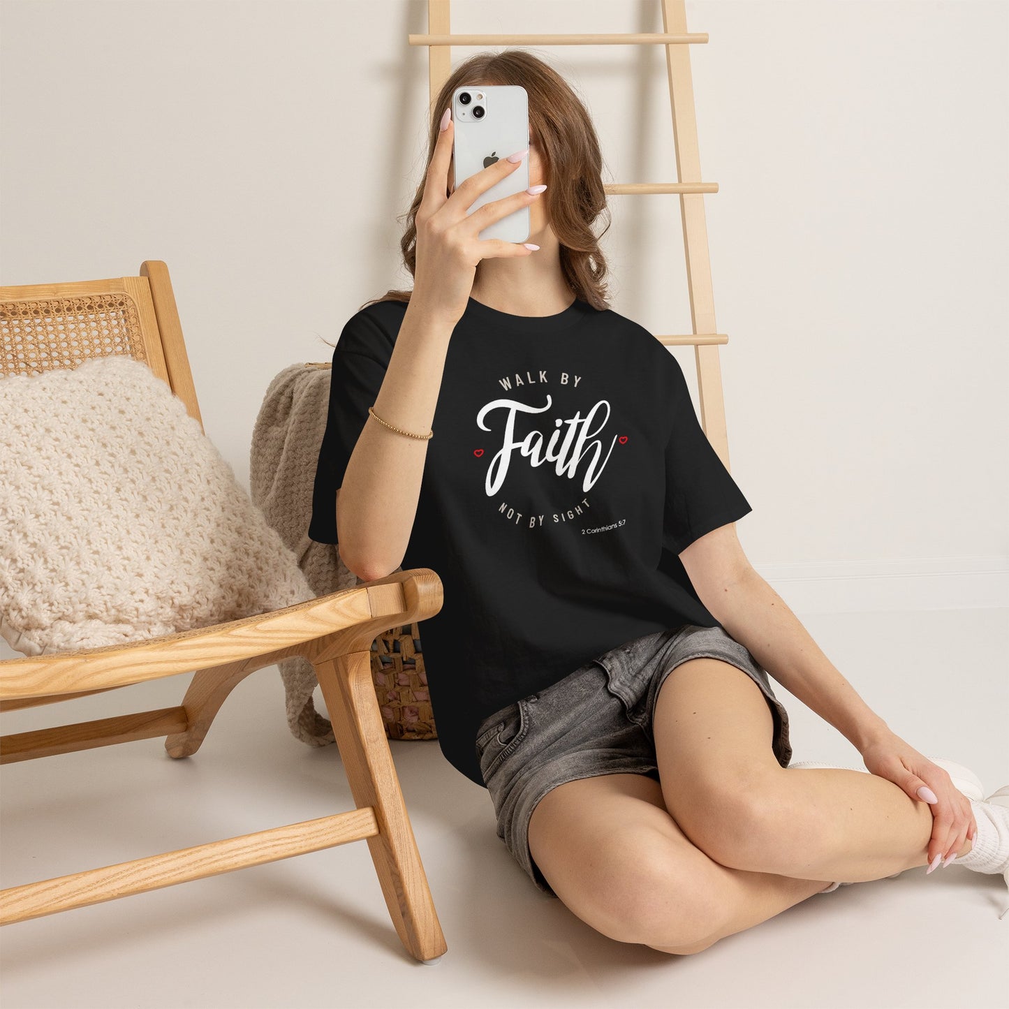 "Walk By Faith, Not By Sight" Motivational T-Shirt