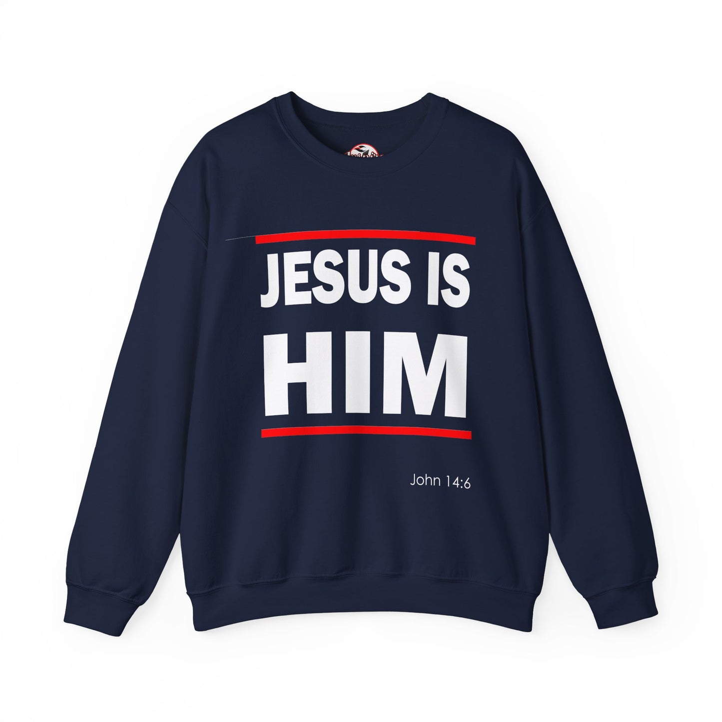 "Jesus Is Him" Inspirational Crewneck Sweatshirt