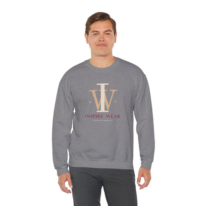 Inspire Wear IW Monogram Logo Crewneck Sweatshirt