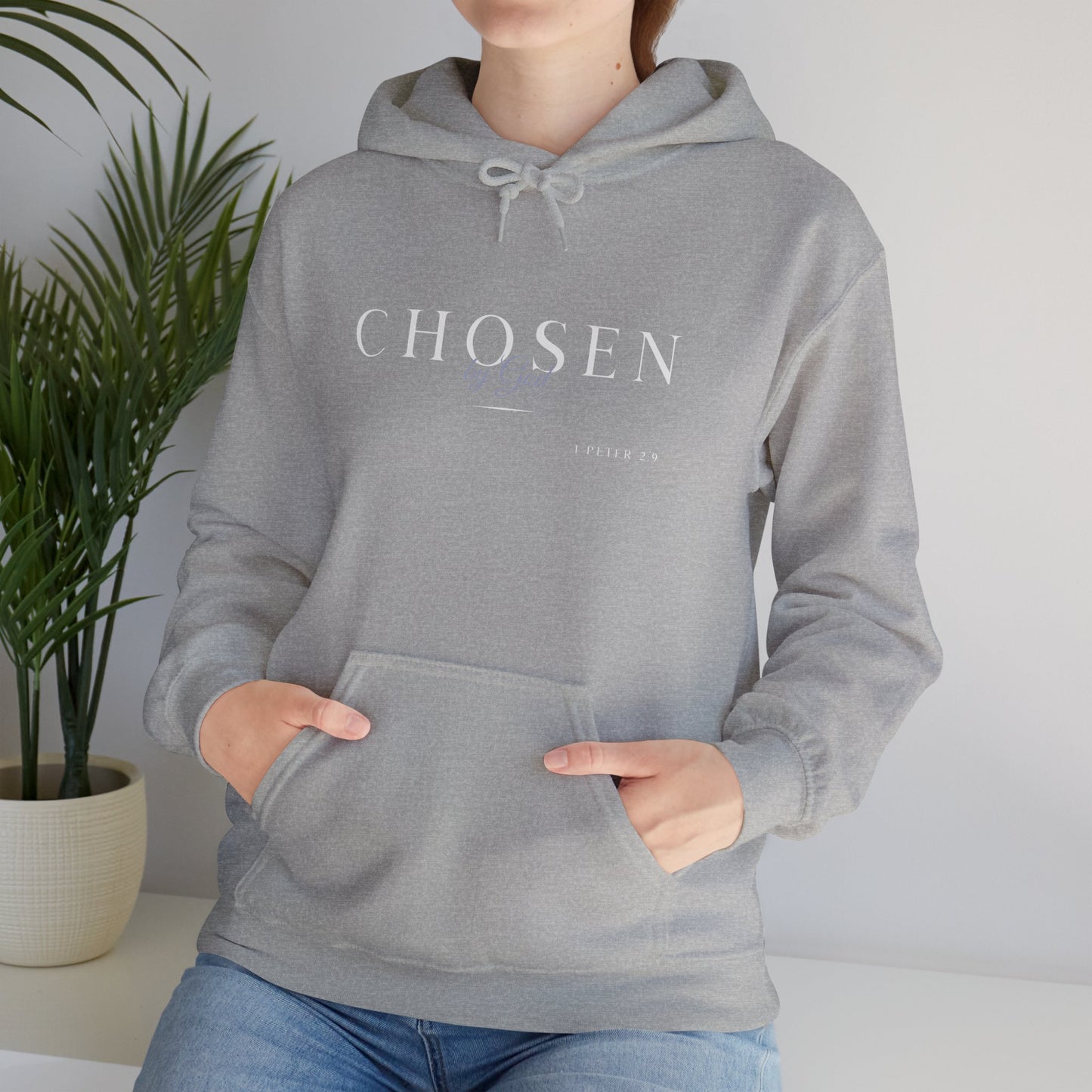 "Chosen" Inspirational Unisex Pullover Hoodie