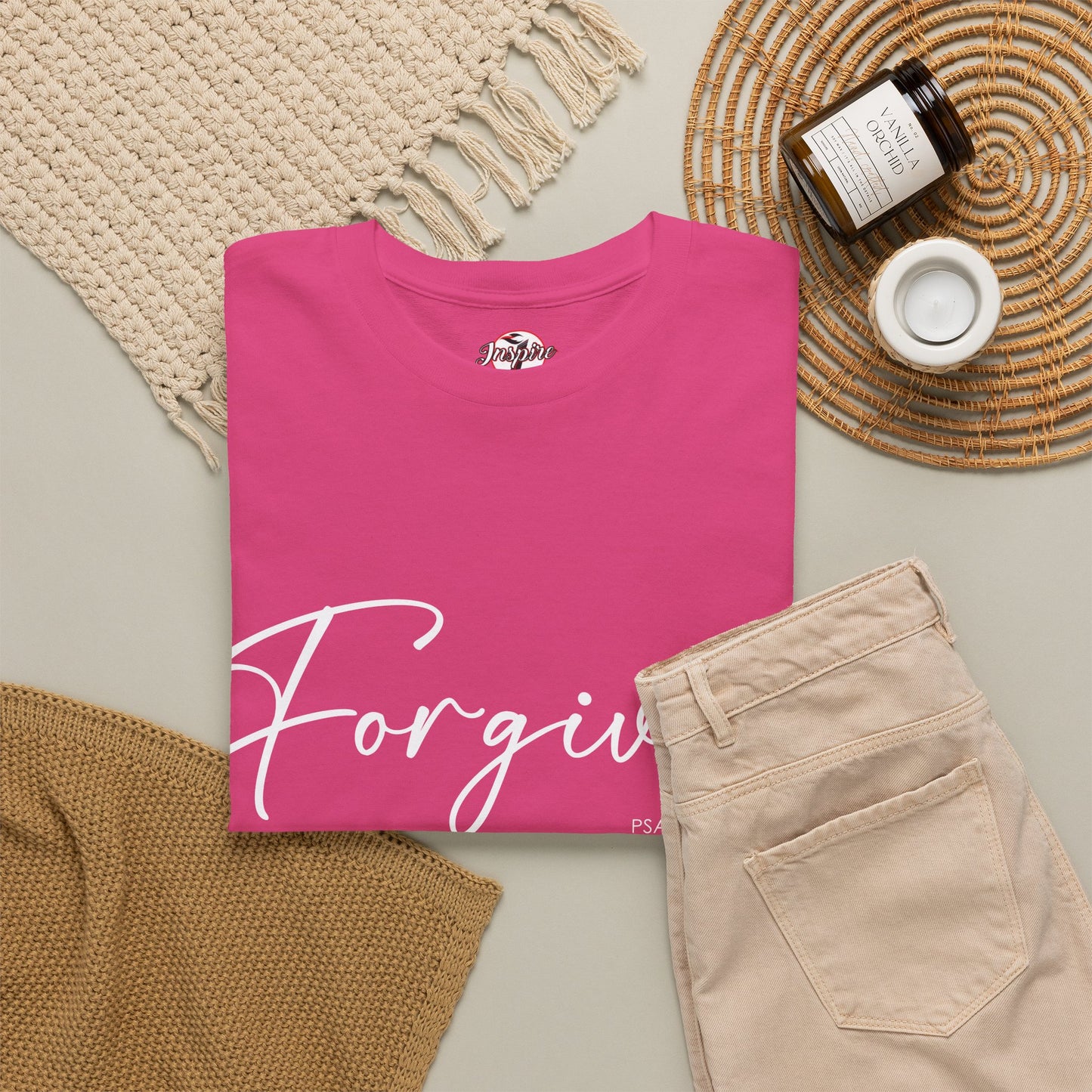 "Forgiven" Womens Christian Faith T-Shirt
