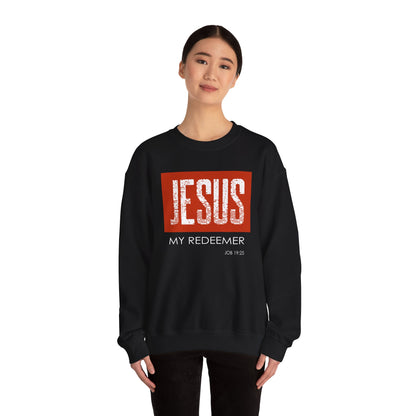 "Jesus My Redeemer" Inspirational Crewneck Sweatshirt