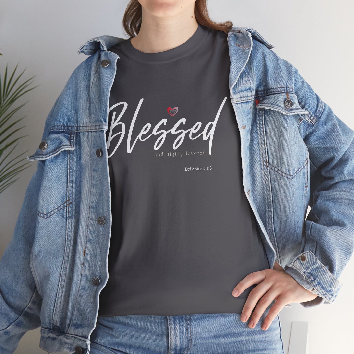 "Blessed" Women's Inspirational Graphic T‑Shirt