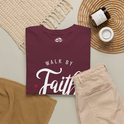 "Walk By Faith, Not By Sight" Motivational T-Shirt