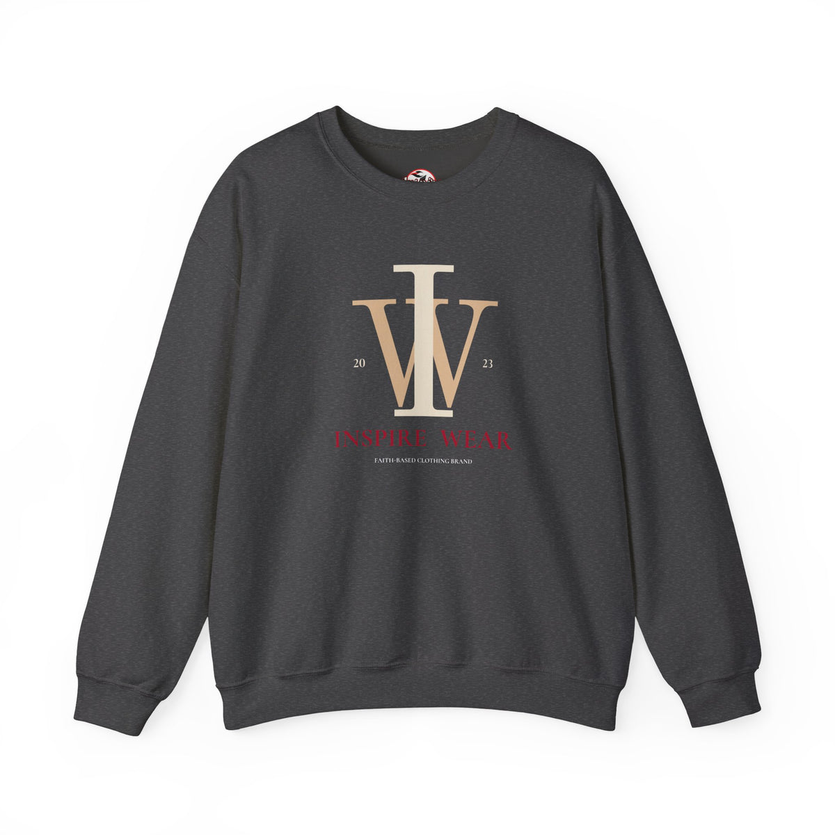 Inspire Wear IW Monogram Logo Crewneck Sweatshirt