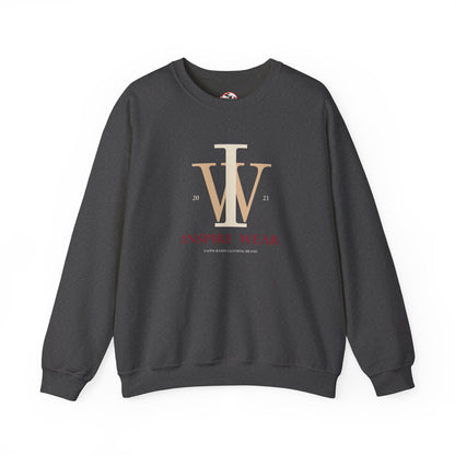 Inspire Wear IW Monogram Logo Crewneck Sweatshirt