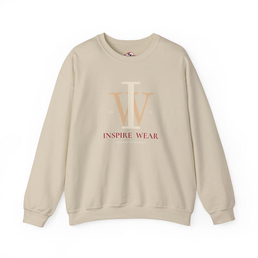 Inspire Wear IW Monogram Logo Crewneck Sweatshirt