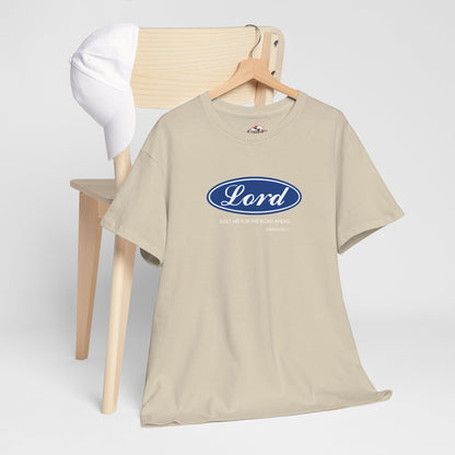 Lord Built Me Inspirational Crewneck T-Shirt