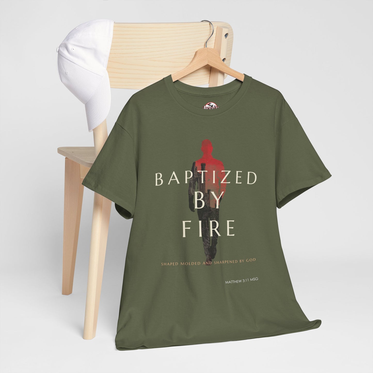 Baptized by Fire Unisex Heavy Cotton Tee